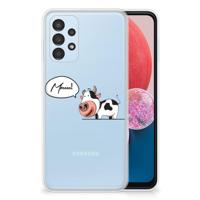 Samsung Galaxy A13 4G Telefoonhoesje met Naam Cow - thumbnail