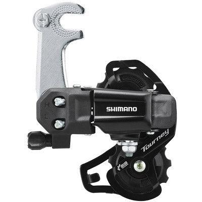 Shimano achterderailleur tourney 6/7v k. kooi haak zwart