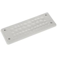 Trelleborg MH-24 F 31-1 LIGHT GREY UL94 V-0 IP65 TPE Screw Doorvoerplaat TPE Grijs 1 stuk(s) - thumbnail