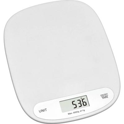 TFA Dostmann 50.2003.02 Keukenweegschaal Digitaal Met wandbevestiging Weegbereik (max.)=5000 g Wit 155 x 200 x 15