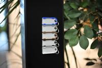 Pavo Magnettag sleutelhanger, pak van 10 stuks, zwart - thumbnail