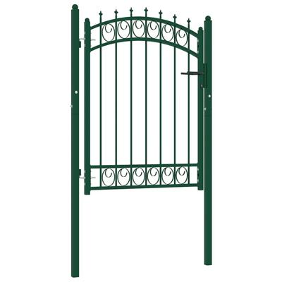 VidaXL Hekpoort emmen met stalen pinnen 103x109,5 cm groen VidaXL Hekpoort emmen met stalen pinnen 103x109,5 cm groen
