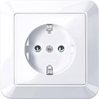 Merten MEG2401-1025 Wandcontactdoos System M Wit 1 stuk(s) - thumbnail