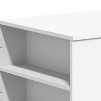 Salontafel 102x50x42 cm bewerkt hout zwart - thumbnail