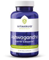 Vitakruid Ashwagandha 5% withanoliden KSM-66® & Bioperine® 60 - thumbnail