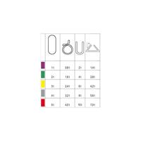 Beta 8173 2,5-T2-Ronde Stroppen Groen - 081730050 - thumbnail