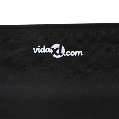 VidaXL Hondenbed zwart 75 x 75 x 30 cm staal VidaXL Hondenbed zwart 75 x 75 x 30 cm staal