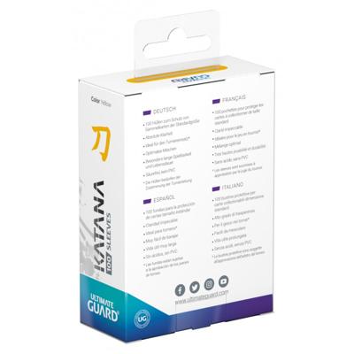 Ultimate Guard Katana Sleeves Standard Size (100) - Yellow