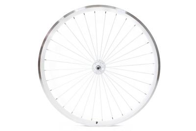 Weinmann Fixed Gear Voorwiel - Wit CNC Weinmann Fixed Gear Voorwiel - Wit CNC