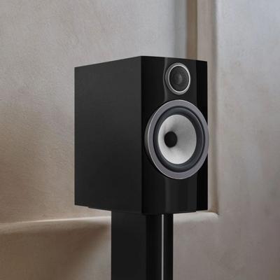 Bowers & Wilkins: 706 S3 Boekenplank speaker - 1 stuk - Hoogglans zwart