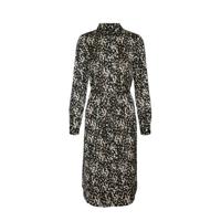 VERO MODA jurk met all over print zwart - thumbnail