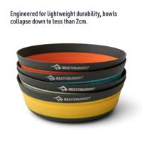Sea to summit Frontier Ul Collapsible Bowl Servies Yellow M - thumbnail