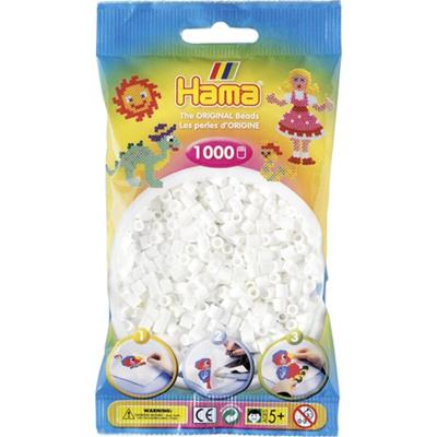 Hama strijkkralen wit 1000 stuks