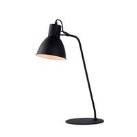Lucide SHADI - Bureaulamp - Ø 20 cm - 1xE14 - Zwart - thumbnail