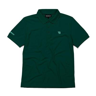 Herenpolo met Korte Mouwen Bobroff Groen Maat XXXL