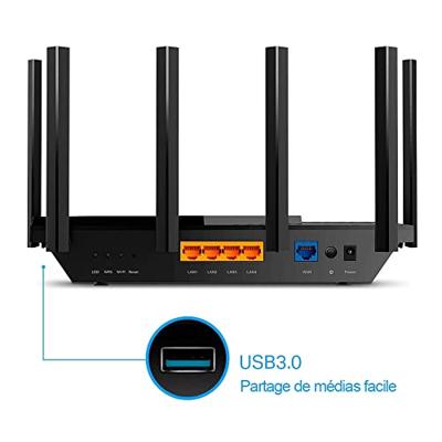 TP-Link Archer AX73 AX5400 Dual-Band Wifi 6 Router Router Zwart