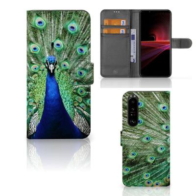 Sony Xperia 1 III | Telefoonhoesje | Met pasjeshouder | Pauw Sony Xperia 1 III | Telefoonhoesje | Met pasjeshouder | Pauw