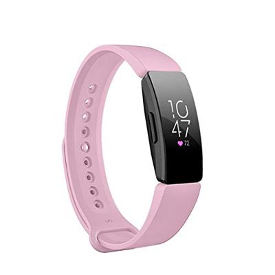 Fitbit Inspire 1 / HR / Ace 2 siliconen bandje - Maat: Large - Baby roze Fitbit Inspire 1 / HR / Ace 2 siliconen bandje - Maat: Large - Baby roze