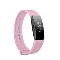 Fitbit Inspire 1 / HR / Ace 2 siliconen bandje - Maat: Large - Baby roze - thumbnail