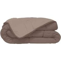 HUDSON microvezel licht dekbed 200g / m² 140x200cm taupe en linnen - thumbnail
