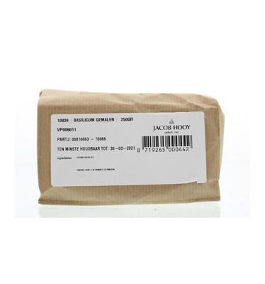 Jacob Hooy Basilicum gemalen 250 Gram Jacob Hooy Basilicum gemalen 250 Gram