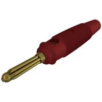 Hirschmann Test & Measurement BUELA 30 K AU Pluimstekker Stekker, recht Stift-Ø: 4 mm Rood 1 stuk(s) - thumbnail