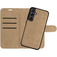 Just in Case Wallet Case 2 in 1 voor Samsung A35 Telefoonhoesje Bruin - thumbnail