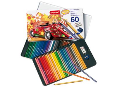 Bruynzeel Sixties Kleurset voor Volwassenen 60-delig Bruynzeel Sixties Kleurset voor Volwassenen 60-delig