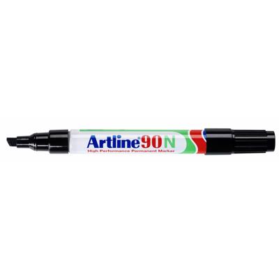 Viltstift Artline 90 schuin 2-5mm zwart | 12 stuks