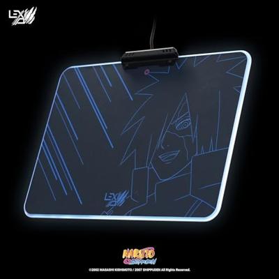Lexip Naruto Shippuden Madara Destruction Gaming muismat Verlicht Zwart, Blauw Lexip Naruto Shippuden Madara Destruction Gaming muismat Verlicht Zwart, Blauw
