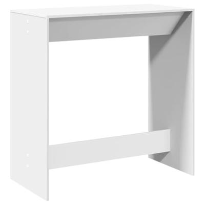 Bartafel 102x50x103,5 cm bewerkt hout wit