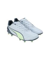 PUMA King Pro Gras / Kunstgras Voetbalschoenen (MG) Lichtgrijs Donkergrijs Lichtgroen - thumbnail
