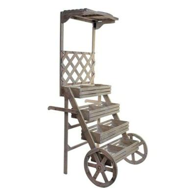 Multifunctionele kar DKD Home Decor Garden Shop Bruin 96 x 64 x 180 cm Multifunctionele kar DKD Home Decor Garden Shop Bruin 96 x 64 x 180 cm