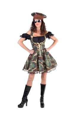 Officier outfit dames camouflage