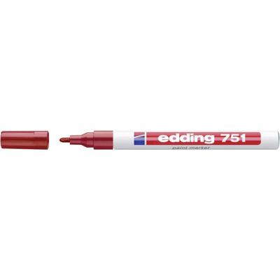 Edding Lackmarker 4-750-1-3002 Lakmarker Rood 2 mm, 4 mm