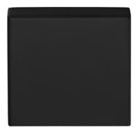 Formani Basics BSQB53 blind afdekplaatje vierkant - mat zwart - thumbnail