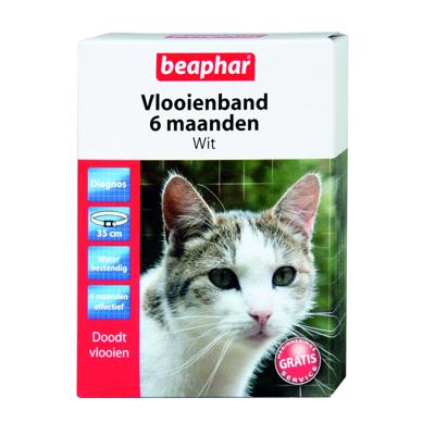 Beaphar vlooienband kat wit