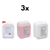 Eurolite UV Bellenblaasvloeistof set 3x 5L rood, blauw & geel - thumbnail