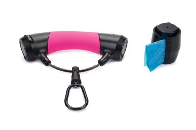 Gismo Handgreep Met Poepzakhouder - Hondenriem - Roze Gismo Handgreep Met Poepzakhouder - Hondenriem - Roze