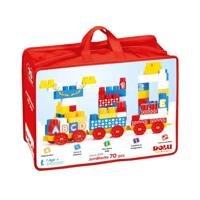 Dolu blokkentrein met 50 blokken - thumbnail