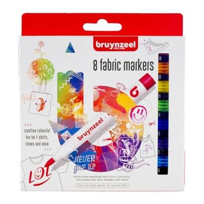 Bruynzeel Textielstiften 8 Stuks Bruynzeel Textielstiften 8 Stuks