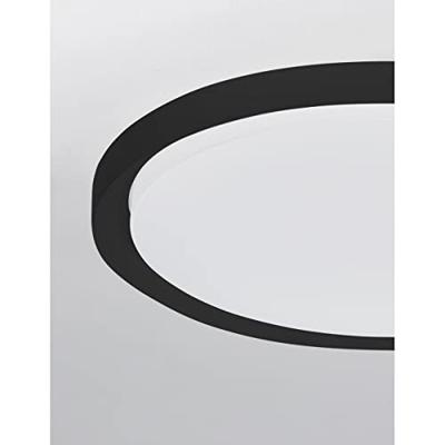 Lyora PlafonniereTroy zwart Ø 46cm - 9053592