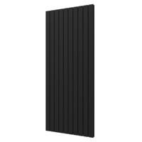 Designradiator Plieger Cavallino Retto Dubbel 1936 Watt Middenaansluiting 180x75,4 cm Donkergrijs Structuur - thumbnail
