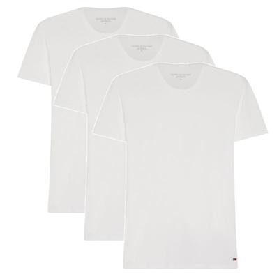 Tommy Hilfiger T-shirts O-hals stretch 3-pack wit