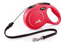 flexi Rollijn New Classic Cord Leash, rood, Maat: M 8m - thumbnail
