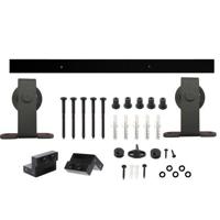Intersteel Schuifdeursysteem Basic Top - mat zwart - thumbnail