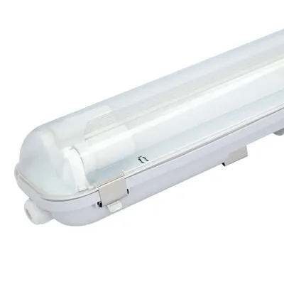 Ecoseries - LED TL armatuur 150cm dubbel IP65 - 4000K - 48W 8400 lumen (175lm/W) - Flikkervrij koppelbaar - T8 G13 fitting - Incl. 2x LED TL buis Ecoseries - LED TL armatuur 150cm dubbel IP65 - 4000K - 48W 8400 lumen (175lm/W) - Flikkervrij koppelbaar - T8 G13 fitting - Incl. 2x LED TL buis