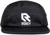 Robey RS8040 5 Panel Cap Mesh - Black - O/S - thumbnail