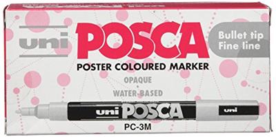 Paintmarker uni posca pc3m f bruin | 6 stuks Paintmarker uni posca pc3m f bruin | 6 stuks