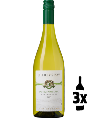 3 flessen Jeffrey's Bay Sauvignon Blanc Probeerpakket